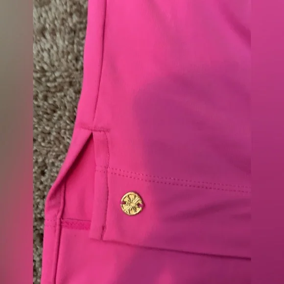 Like New Lilly Pulitzer *SOFT* Bright Pink Karessa SPF 50+Top, Size Medium - Picture 9 of 15